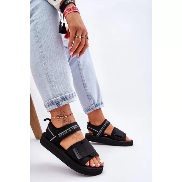  Damensandalen BIG STAR SHOES LL274784 SCHWARZ 
