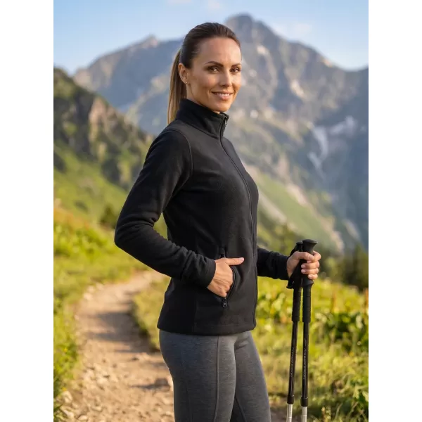  Damen-Sweatshirt aus Microfleece MALFINI FACTOR 853 SCHWARZ 