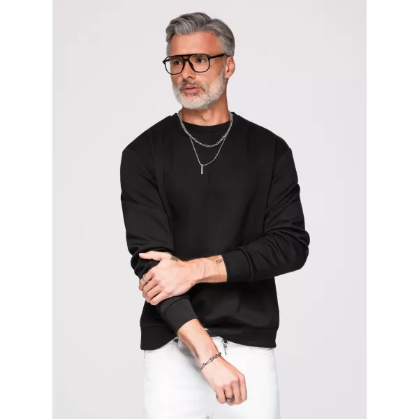  Herren-Sweatshirt OMBRE OM-SSNZ-0274 SCHWARZ 