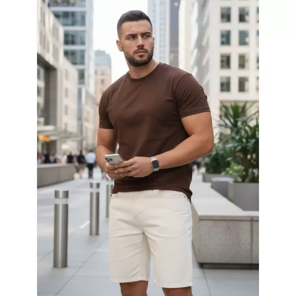  Herren-T-Shirt DSTREET RX5679 BRAUN 