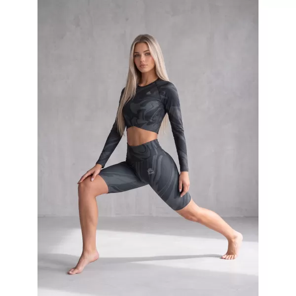  Premium-Overknee-Leggings für Damen (neue Größen) ALTISPORT VOJ/ALW072LEG06 SCHWARZ 
