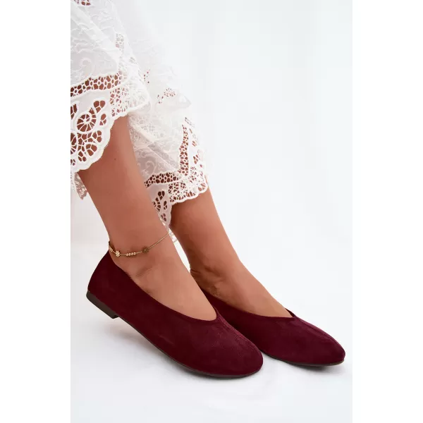  Ballerinas für Damen BOTO JH581 WEIN 