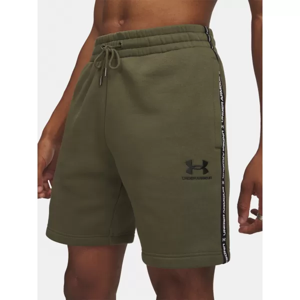  Herrenshorts UNDER ARMOUR ICON FLEECE SHORT TAPING 1390299-391 GRÜN 