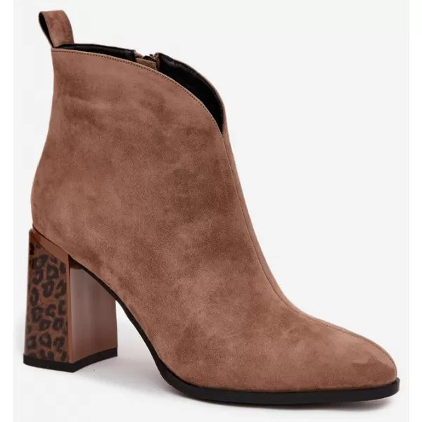  Damen-Stiefeletten BOTO 25BT24-9210 BRAUN 