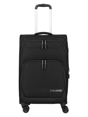 Koffer TRAVELITE Kick Off 4w M exp SCHWARZ
