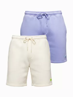 Herren-Shorts OMBRE Z129 CREME/HELLVIOLETT