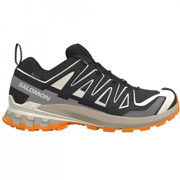  Herrenschuhe SALOMON XA PRO 3D V9 GORE-TEX L47881900 SCHWARZ/VANILLEEIS/KURKUMA 
