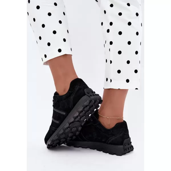  Damen-Sneaker D&A LR62-7101 BLACK SCHWARZ 