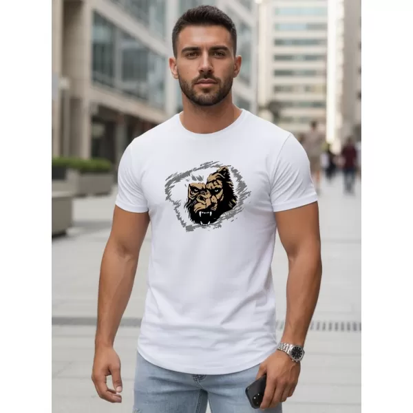  Herren-T-Shirt DSTREET NX5085R-WH WEIß 