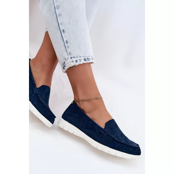  Damenmokassins VINCEZA 95360 BLAU 
