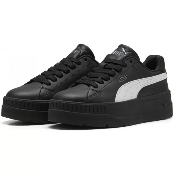  Damenschuhe PUMA KARMEN CLASSIC 40718704 PUMA SCHWARZ/PUMA WEIß/STARKES GRAU 