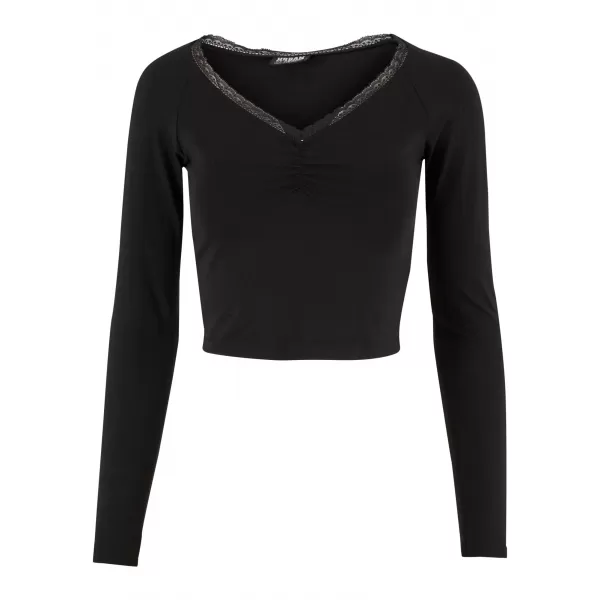  Damen-T-Shirt URBAN CLASSICS TB7729-00007 SCHWARZ 