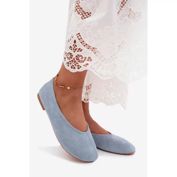  Ballerinas für Damen BOTO JH581 BLAU 