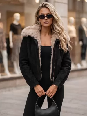 Damenjacke DSTREET TY5697 SCHWARZ