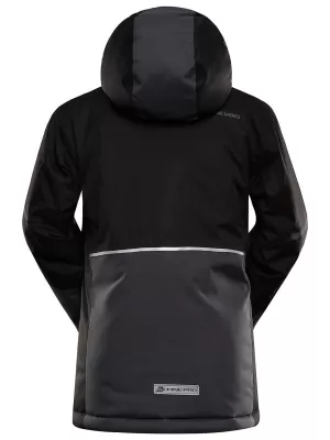 Kinder-Skijacke ALPINE PRO DEARO 3 SCHWARZ