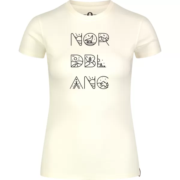 Damen-T-Shirt NORDBLANC RESCUE NBSLT8178 WEIß 