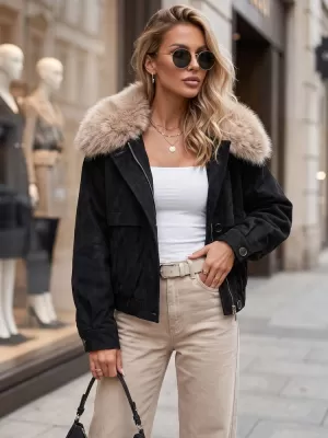 Damenjacke DSTREET TY5695 SCHWARZ