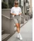 Damen-Shorts DSTREET SY0561 HELLGRAU