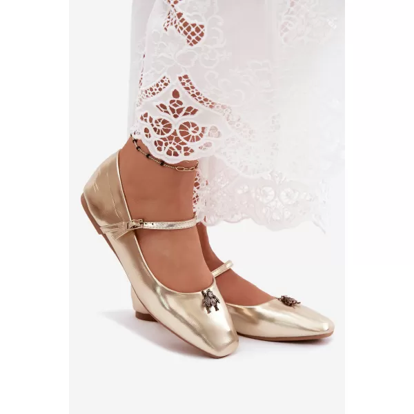  Ballerinas für Damen BOTO 6672 GOLD 