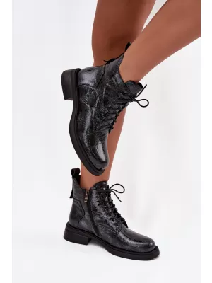 Damen-Stiefeletten D&A LZ52-954 BLAU