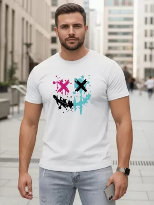Herren-T-Shirt DSTREET NX5100R-WH WEIß