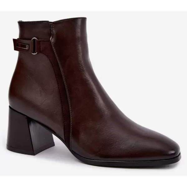  Damen-Stiefeletten VINCEZA 58660 BRAUN 