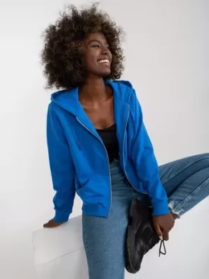Damen-Sweatshirt BASIC FEEL GOOD B-002.06 DUNKELBLAU