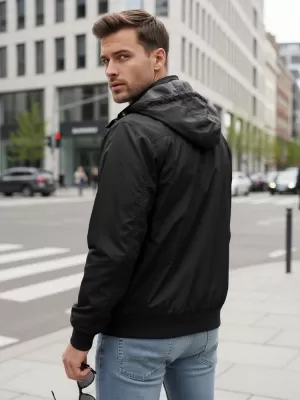 Herrenjacke DSTREET TX5135 SCHWARZ
