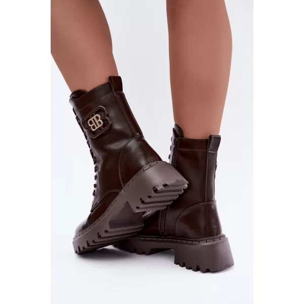  Damenschuhe BOTO QH7735 BRAUN 