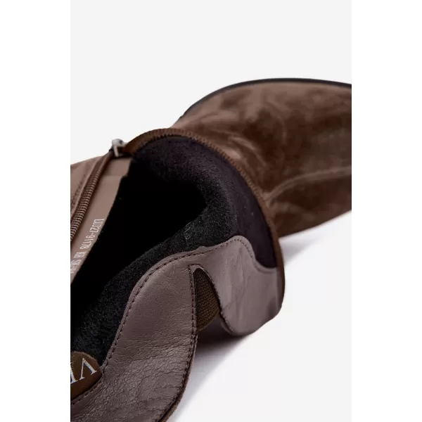  Damen-Stiefeletten VINCEZA 91178 BRAUN 