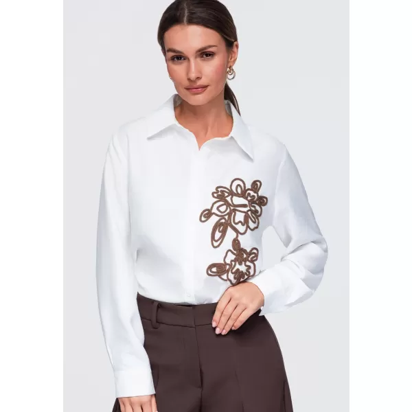  Damenhemd OMBRE OW-SH-E0073 WEIß 