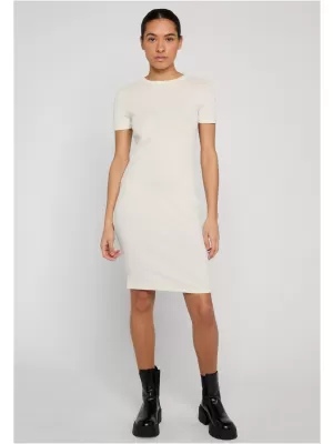 Kleid URBAN CLASSICS TB8275 WEIß/SAND