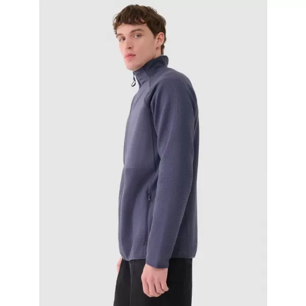  Fleece-Sweatshirt für Herren 4F WAW25TFLEM357 DENIM 