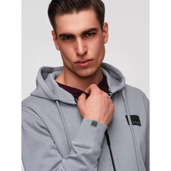  Herren-Sweatshirt OMBRE OM-SSZP-0256 GRAU 