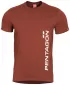 Herren-T-Shirt PENTAGON AGERON KASTANIENBRAUNES ROT