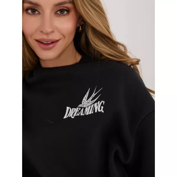  Damen-Sweatshirt SUBLEVEL D10600T02568H GRAPHIT 