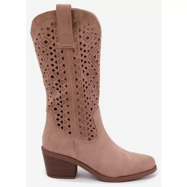  Damenstiefel S.BARSKI HY62-8126 BEIGE 
