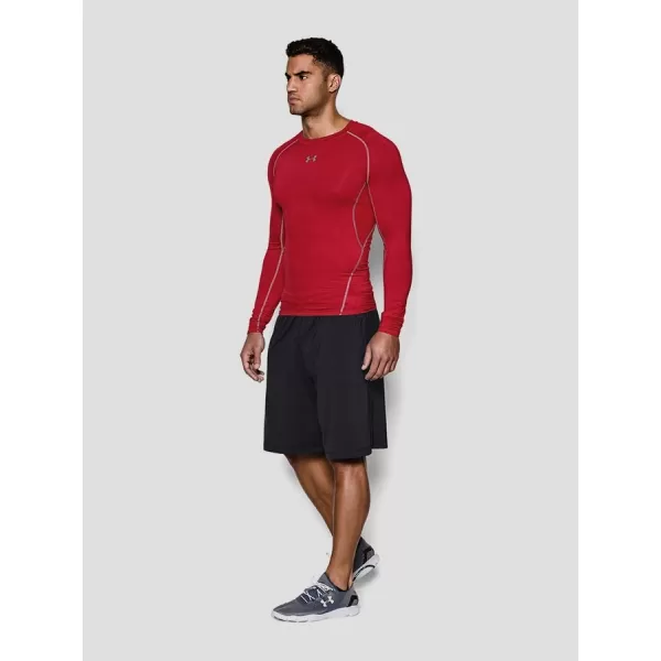  Kompressionsshirt für Herren UNDER ARMOUR HG LS 1257471-600 ROT 