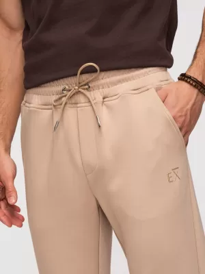 Herren-Jogginghose OMBRE OM-PSBC-0221 BEIGE