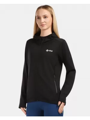 Fleece-Sweatshirt für Damen KILPI SEVELEN-W 1L0203KI SCHWARZ