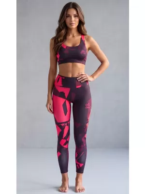 Lange Premium-Leggings für Damen (neue Größen) ALTISPORT VOJ/ALW080LEG05 WEINROT