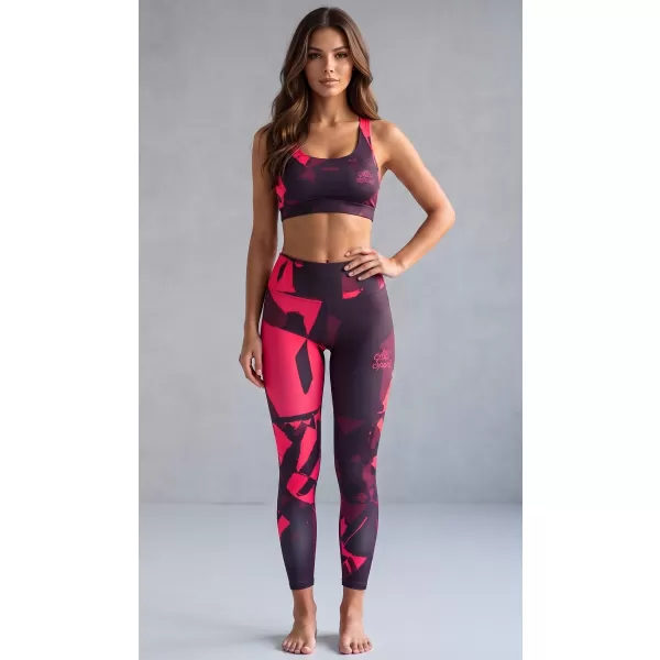  Lange Premium-Leggings für Damen (neue Größen) ALTISPORT VOJ/ALW080LEG05 WEINROT 