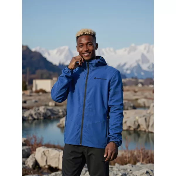  Warmes Herren-Sweatshirt ALPINE PRO HURAM KLASSISCHES BLAU 