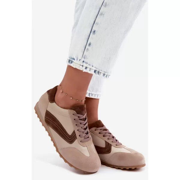 Damen-Sneaker ZAZOO N1400/ BRAUN 