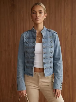 Damenjacke DSTREET TY6045 HELLBLAU