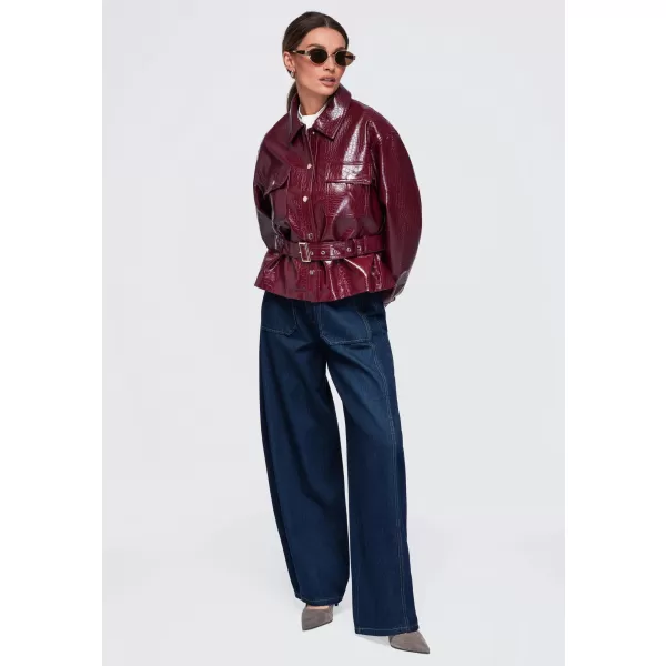  Damenjacke OMBRE OW-JAFL-0141 BURGUND 