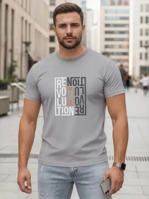 Herren-T-Shirt DSTREET NX0143R-SL HELLGRAU