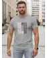 Herren-T-Shirt DSTREET NX0143R-SL HELLGRAU