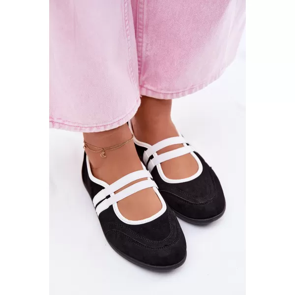  Ballerinas für Damen BOTO 22-383 SCHWARZ 