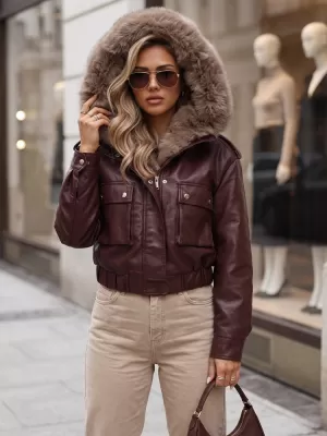 Damenjacke DSTREET TY5977 BURGUND